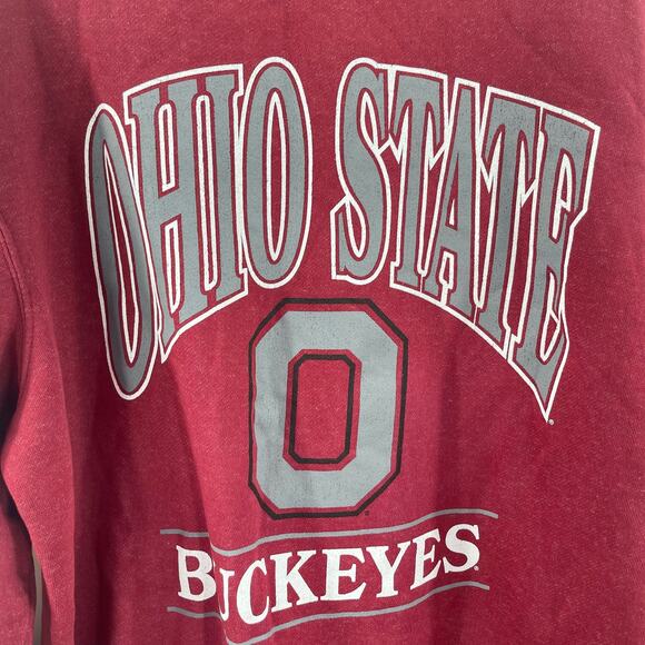 NEW '47 BRAND VINTAGE TUBULAR Sweatshirt Size Medium Ohio State Buckeyes NWOT - Picture 5 of 10
